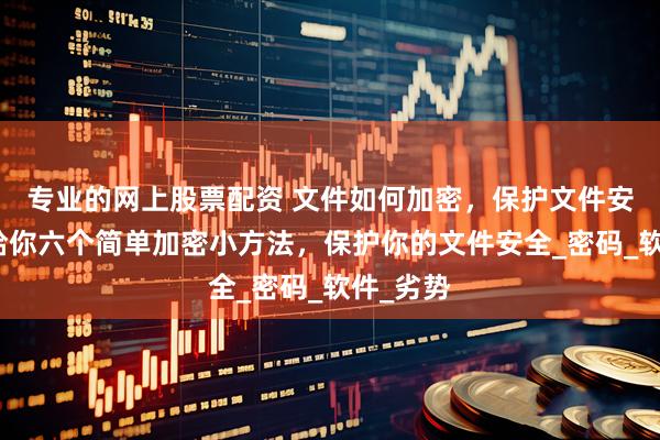 专业的网上股票配资 文件如何加密，保护文件安全？教给你六个简单加密小方法，保护你的文件安全_密码_软件_劣势